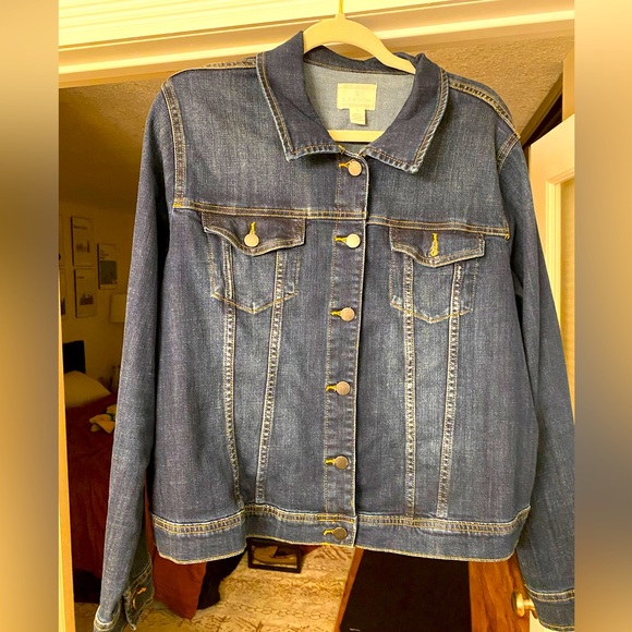 Caslon Jean Jacket NWOT - Picture 1 of 3
